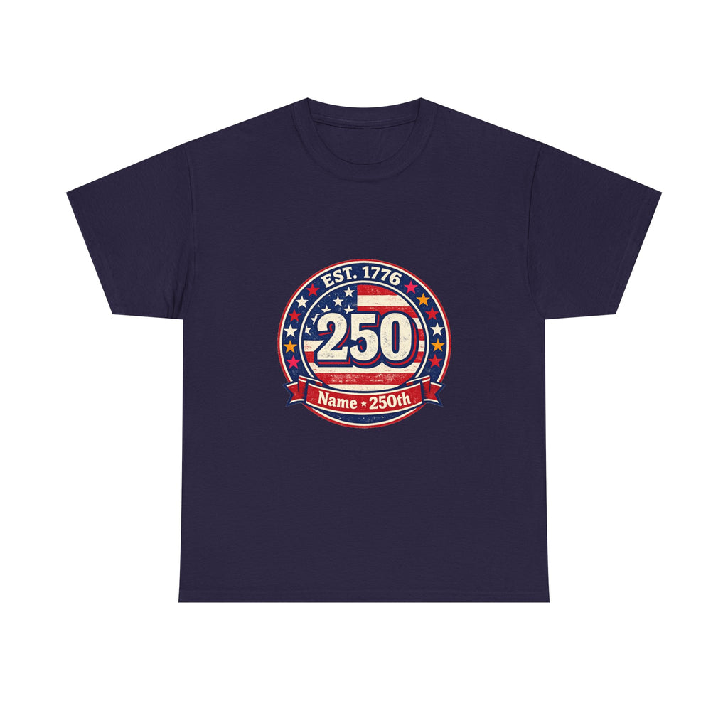 Independence Day Patriotic Tee with Fireworks Graphic for 4th of July