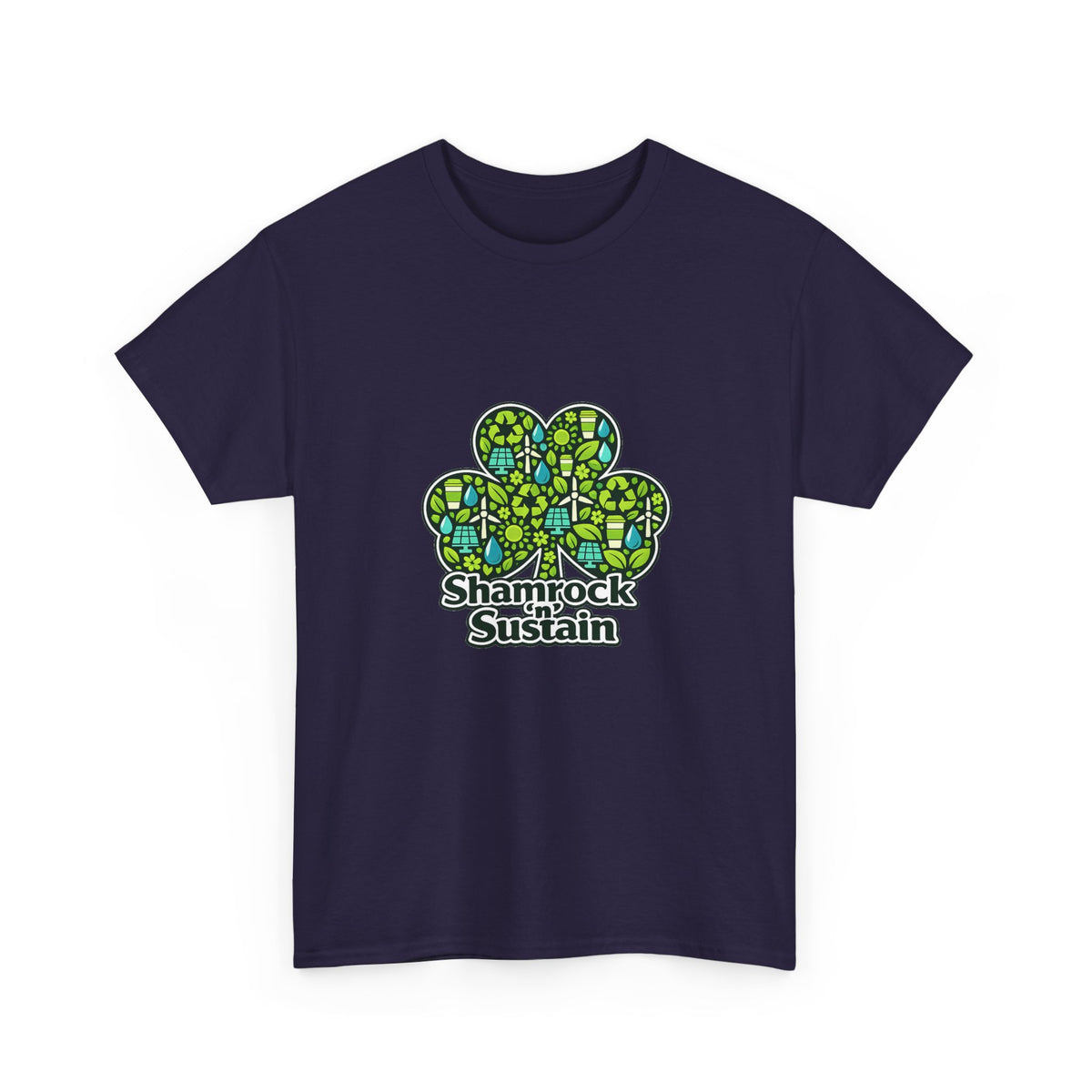 St. Patrick's Day Graphic Tee for Women - Shamrock Galaxy