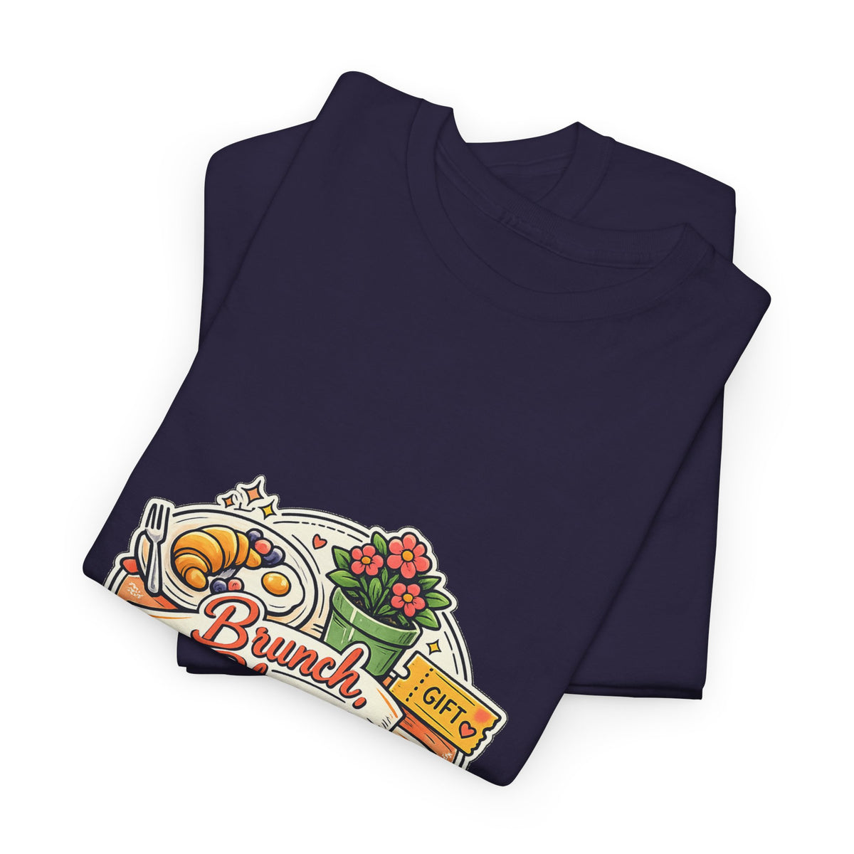 Mother's Day Floral Heart Mom Gift Tee — Soft Cotton