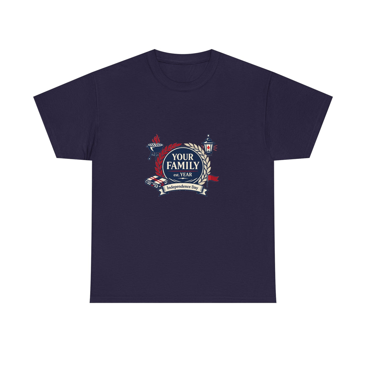 Independence Day T-Shirt for Patriotic Fans - Red White Blue Gift