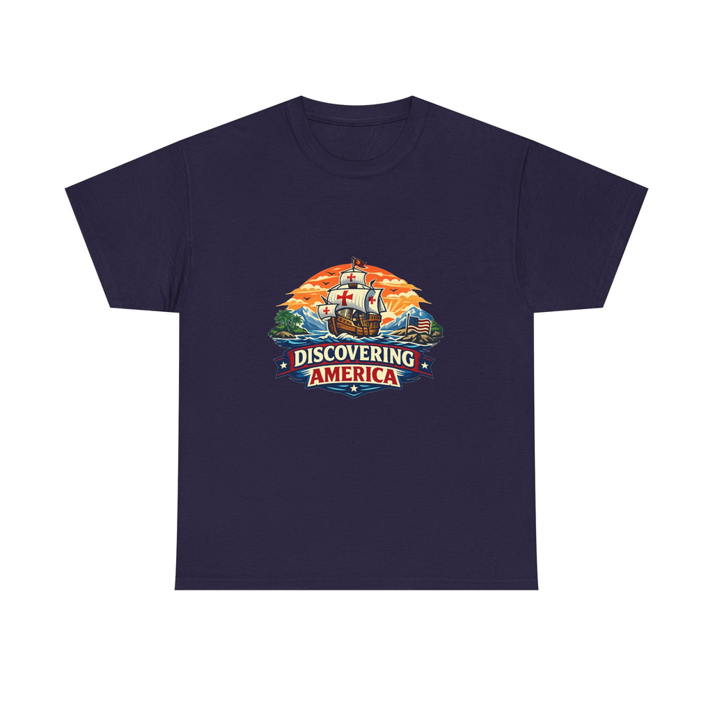 Columbus Day Shirt for History Lovers - Explorer Ship Artwork