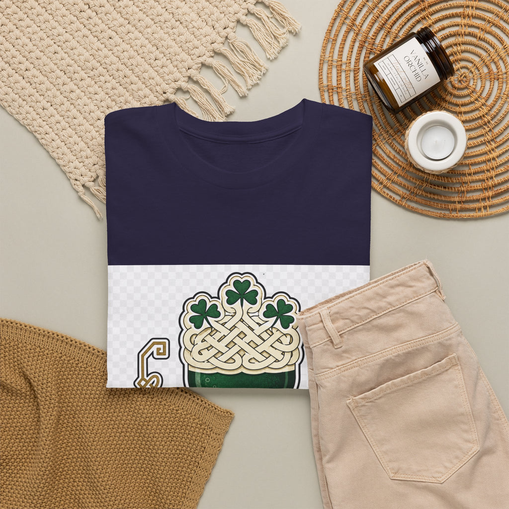 St. Patrick's Day Shirt - Lucky Clover Graphic Tee for Adults