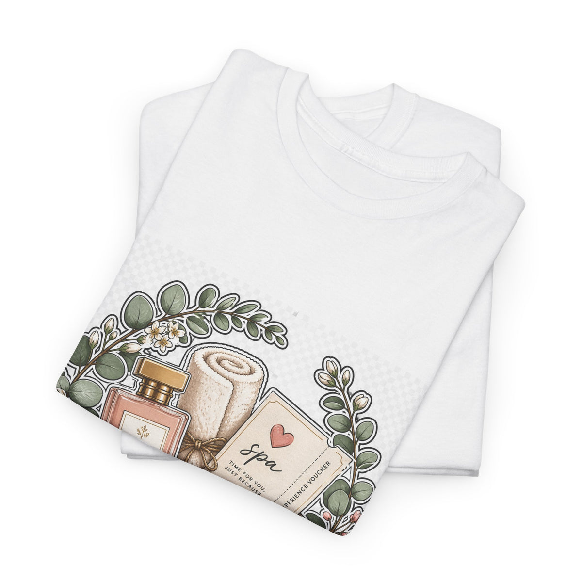 Mother's Day Gift Tee for Mom — Floral Heart Graphic