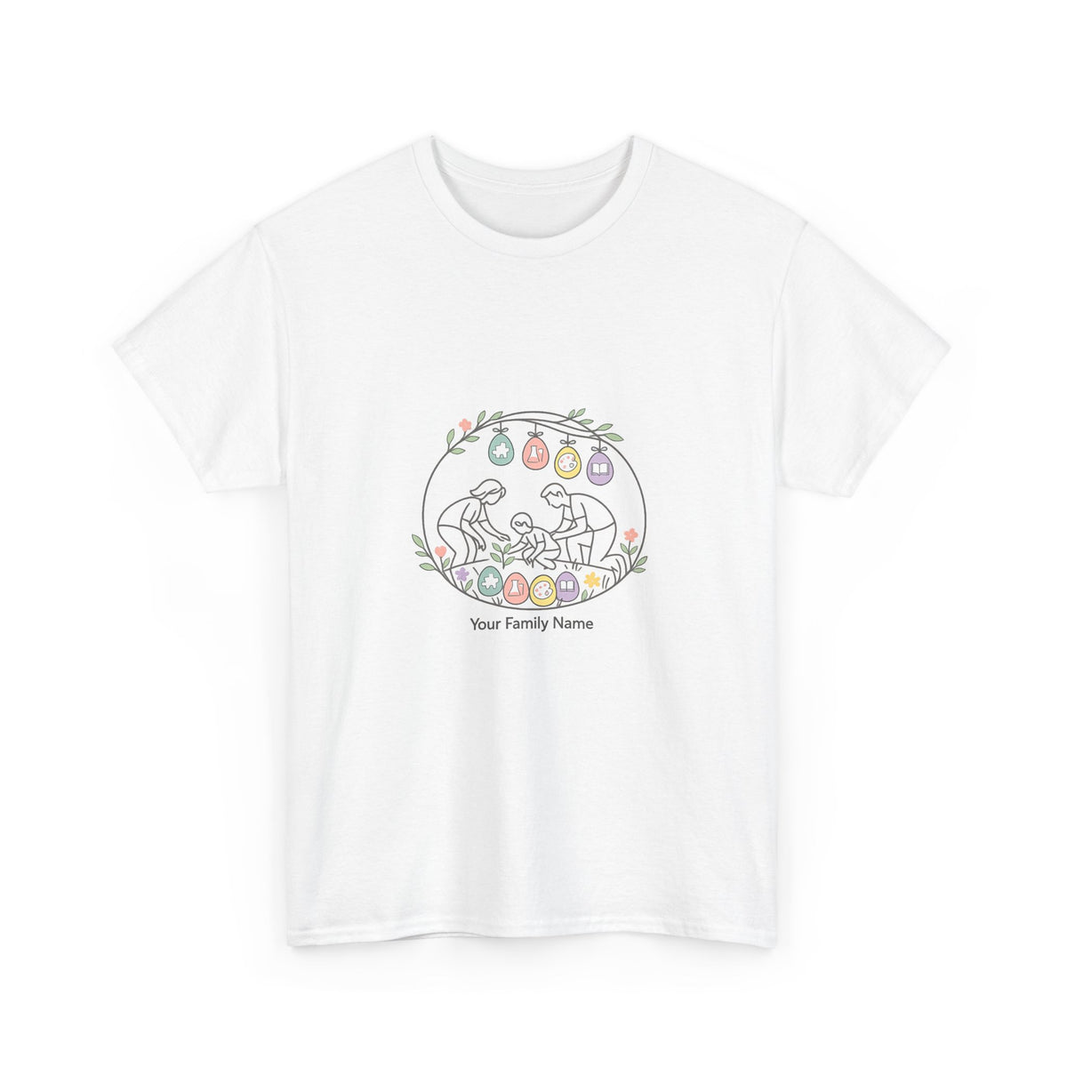 Easter Sunday Shirt for Christians: Spring Faith Art Tee