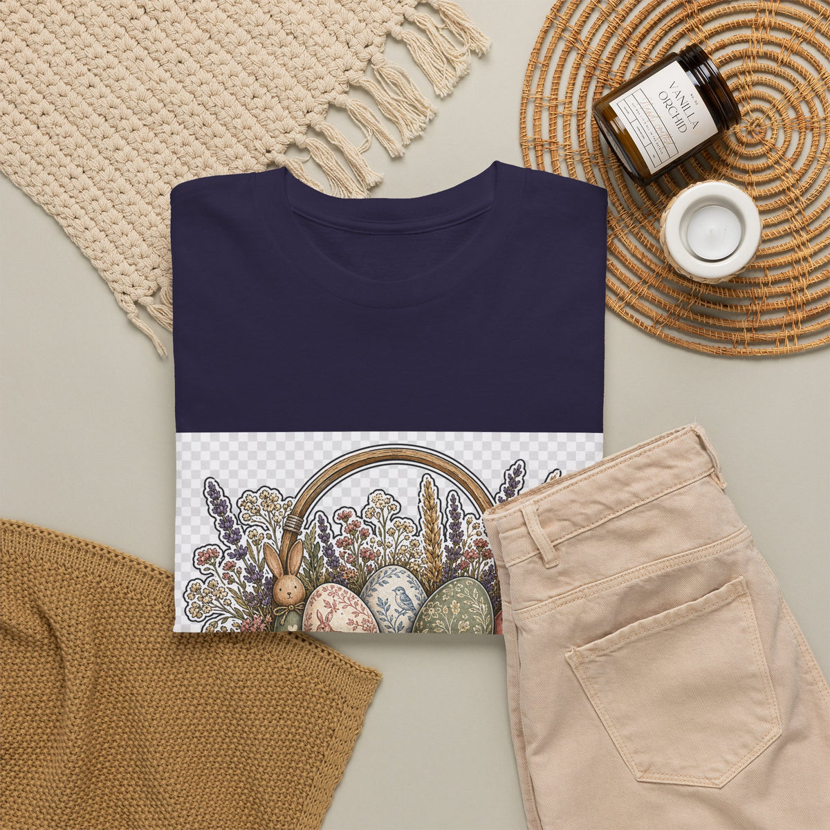 Easter Sunday Shirt - Spring Bunny Graphic Tee for Family