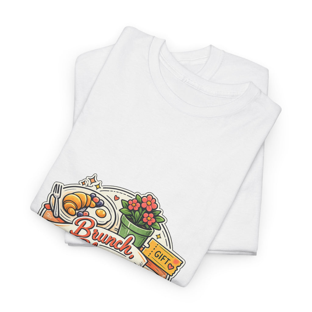 Mother's Day Floral Heart Mom Gift Tee — Soft Cotton