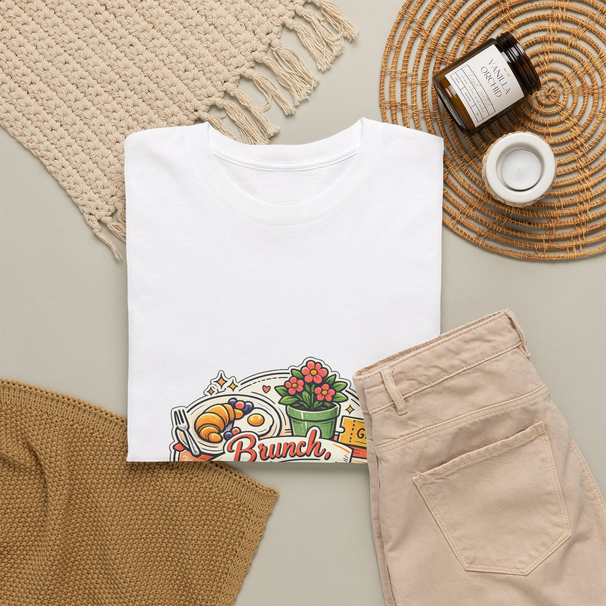 Mother's Day Floral Heart Mom Gift Tee — Soft Cotton