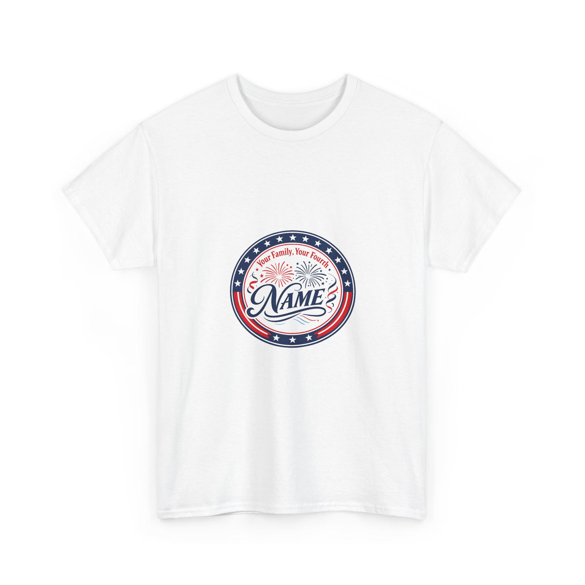 Independence Day Shirt for Families – Patriotic Fireworks Design