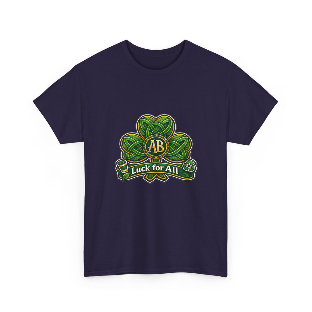 St. Patrick's Day Graphic Tee for Friends - Shamrock Burst Design