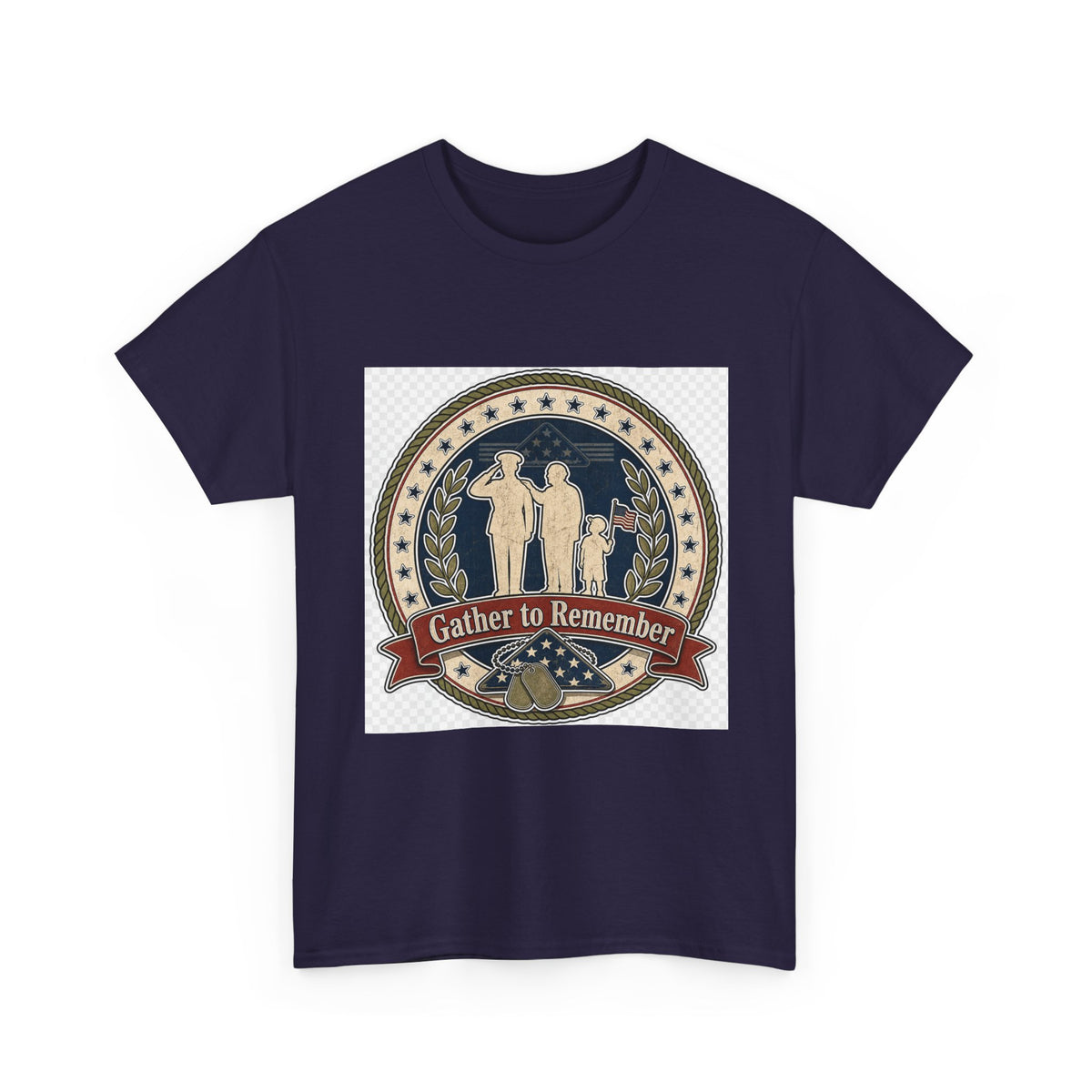 Memorial Day Patriotic Tee for Families & Veterans