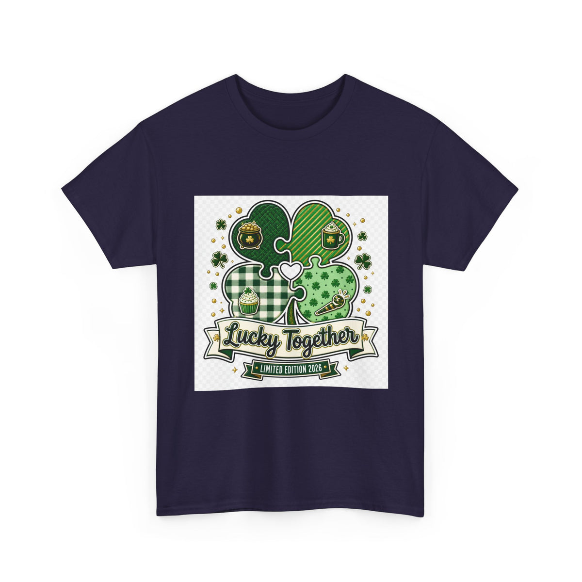 St. Patrick's Day Shirt - Lucky Clover Retro Graphic Tee