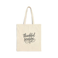 Thankful Season Tote | Thanksgiving, Harvest Script Canvas Tote