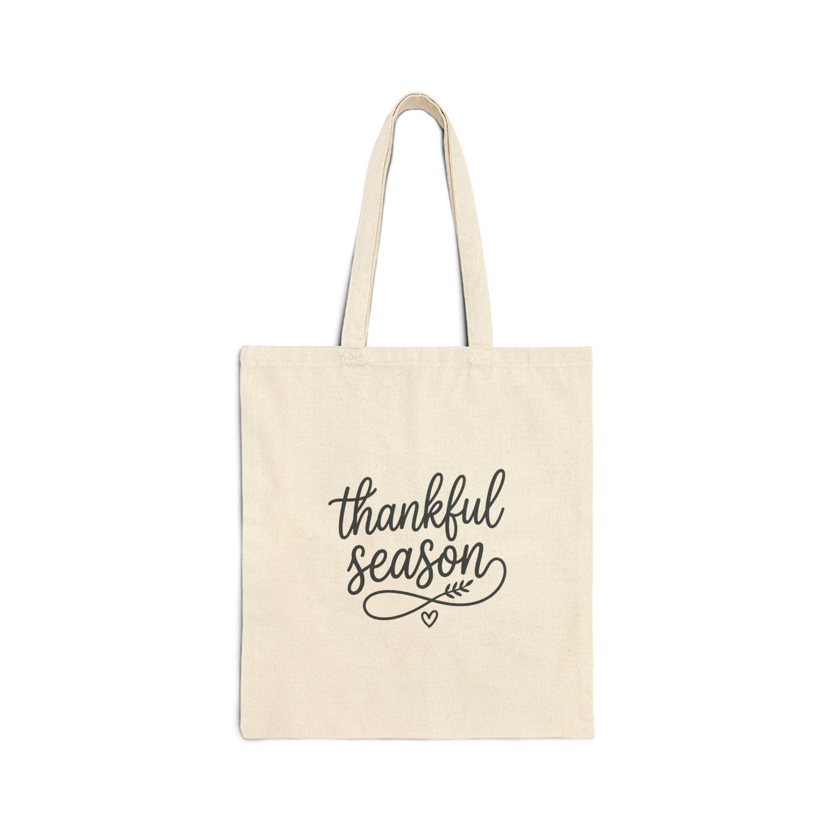 Thankful Season Tote | Thanksgiving, Harvest Script Canvas Tote