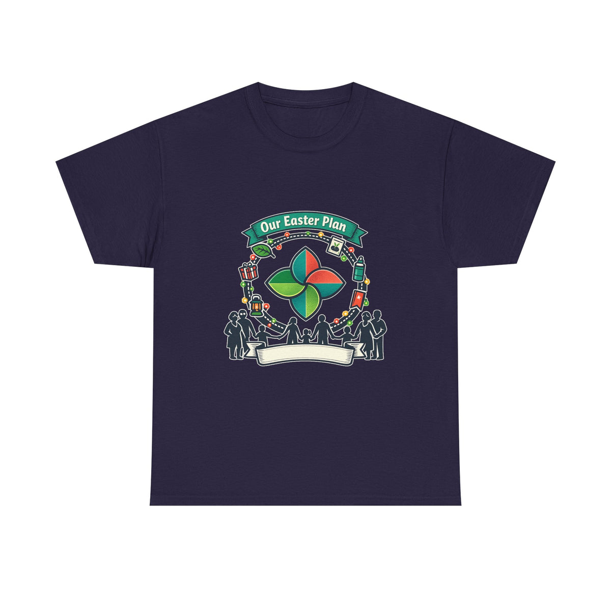 Easter Sunday Shirt for Adults - Whimsical Spring Floral Design