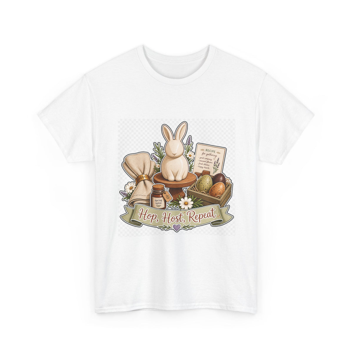 Easter Sunday Shirt – Family Bunny Garden Graphic Tee