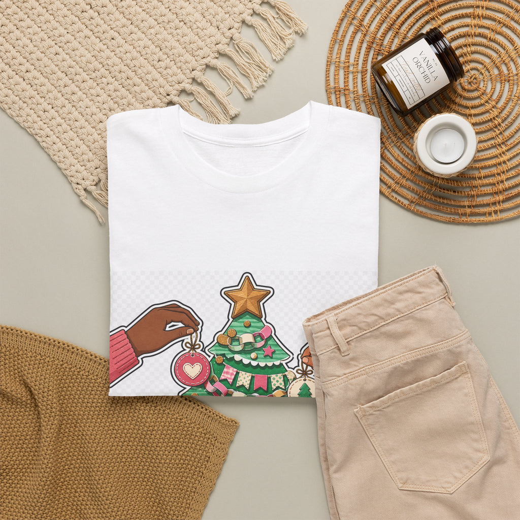 Christmas Day Unisex Graphic Tee — Festive Ornament Design