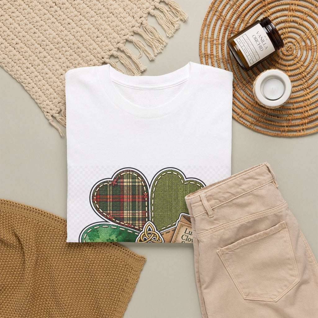 St. Patrick's Day Lucky Shamrock Club Tee for Adults