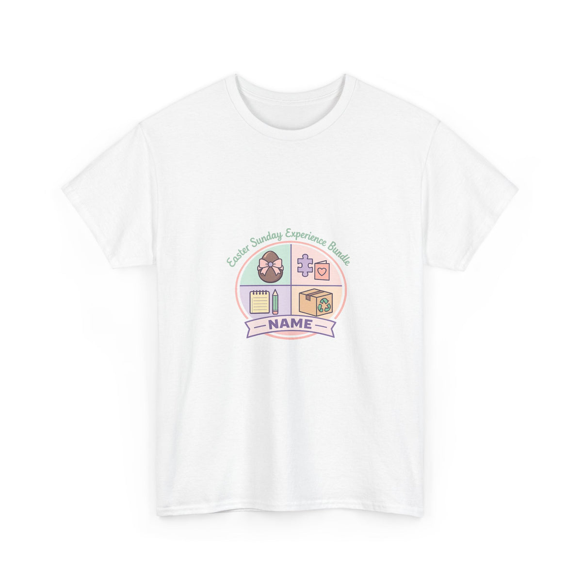 Easter Sunday Shirt for Women - Playful Bunny Floral Art Tee