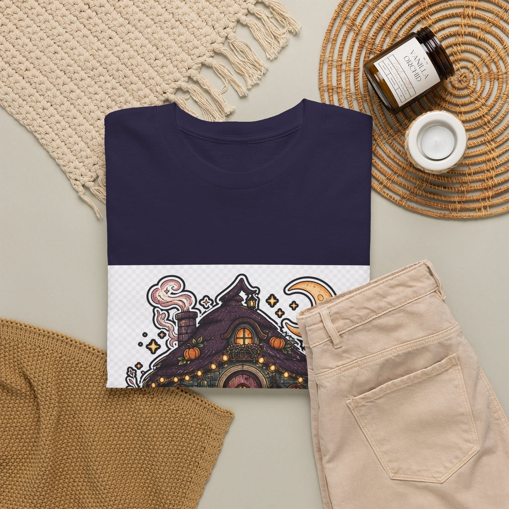 Halloween Retro Witch Cat Shirt — Spooky Gift for Adults
