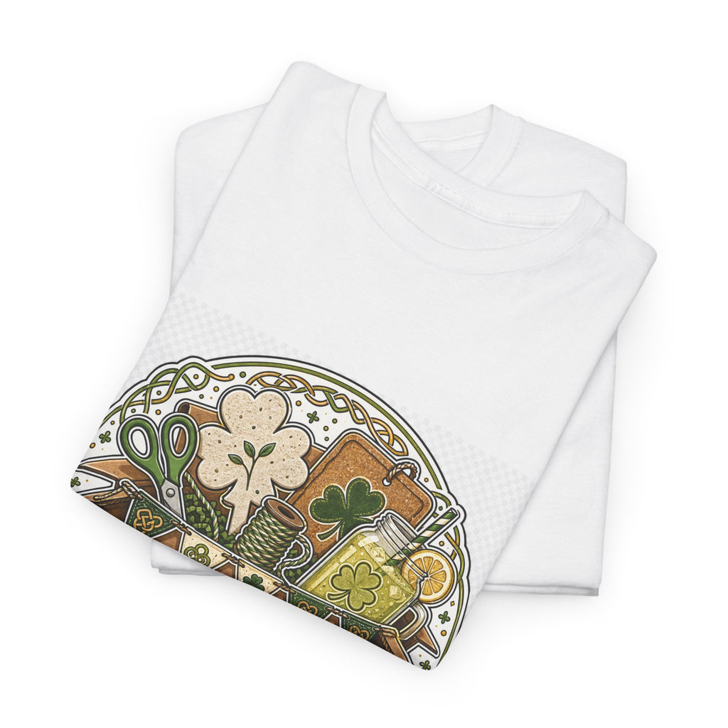 St. Patrick's Day Lucky Shamrock Beer Graphic Tee for Adults