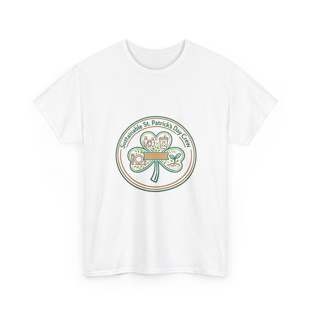 St. Patrick's Day Shirt: Stylized Shamrock Celtic Art Tee for All