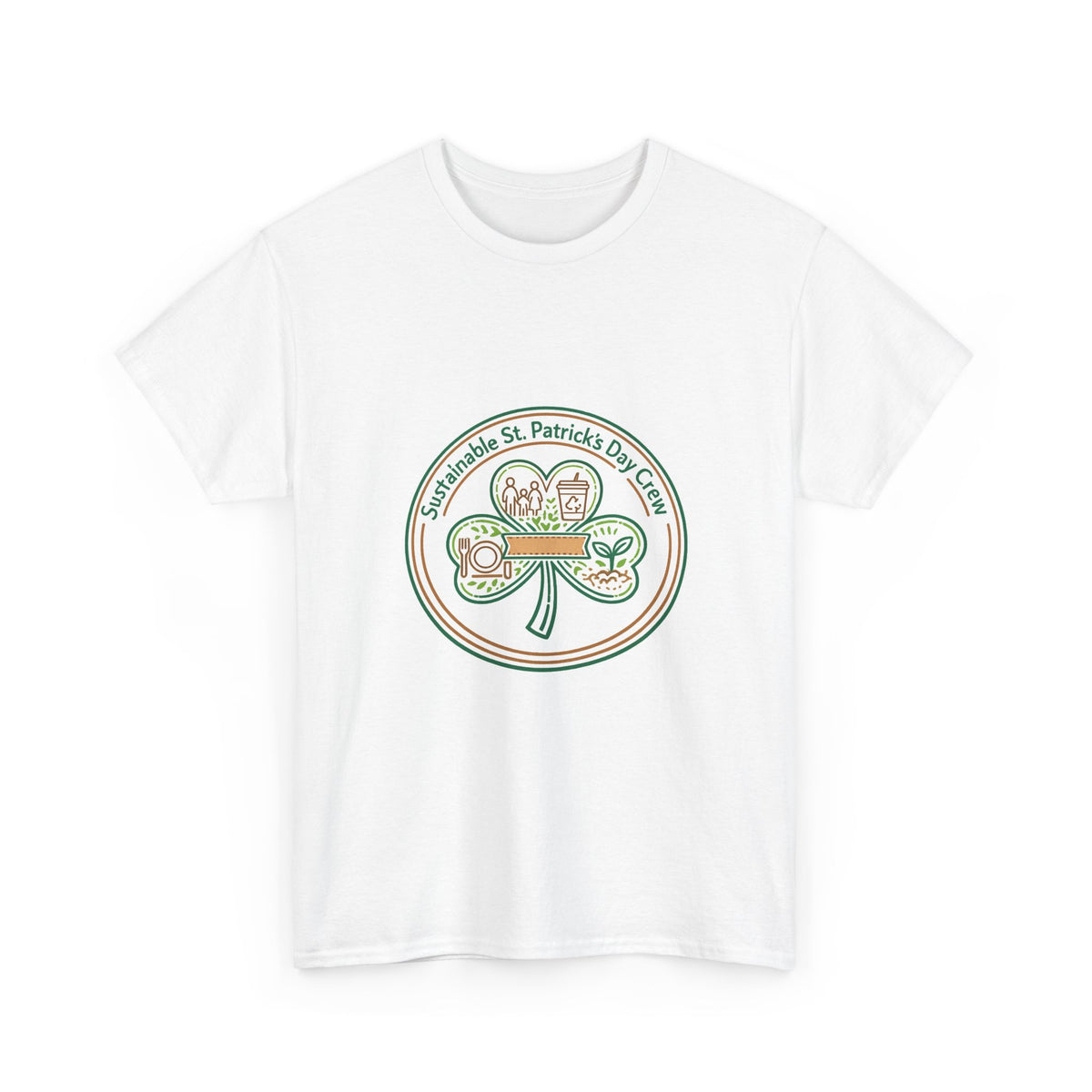 St. Patrick's Day Shirt: Stylized Shamrock Celtic Art Tee for All
