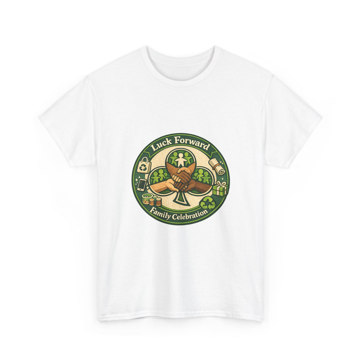 St. Patrick's Day Shirt for Women — Celtic Heart Tee for Luck