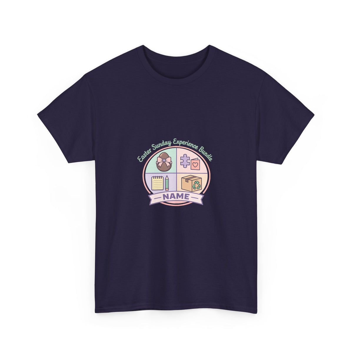 Easter Sunday Shirt for Women - Playful Bunny Floral Art Tee