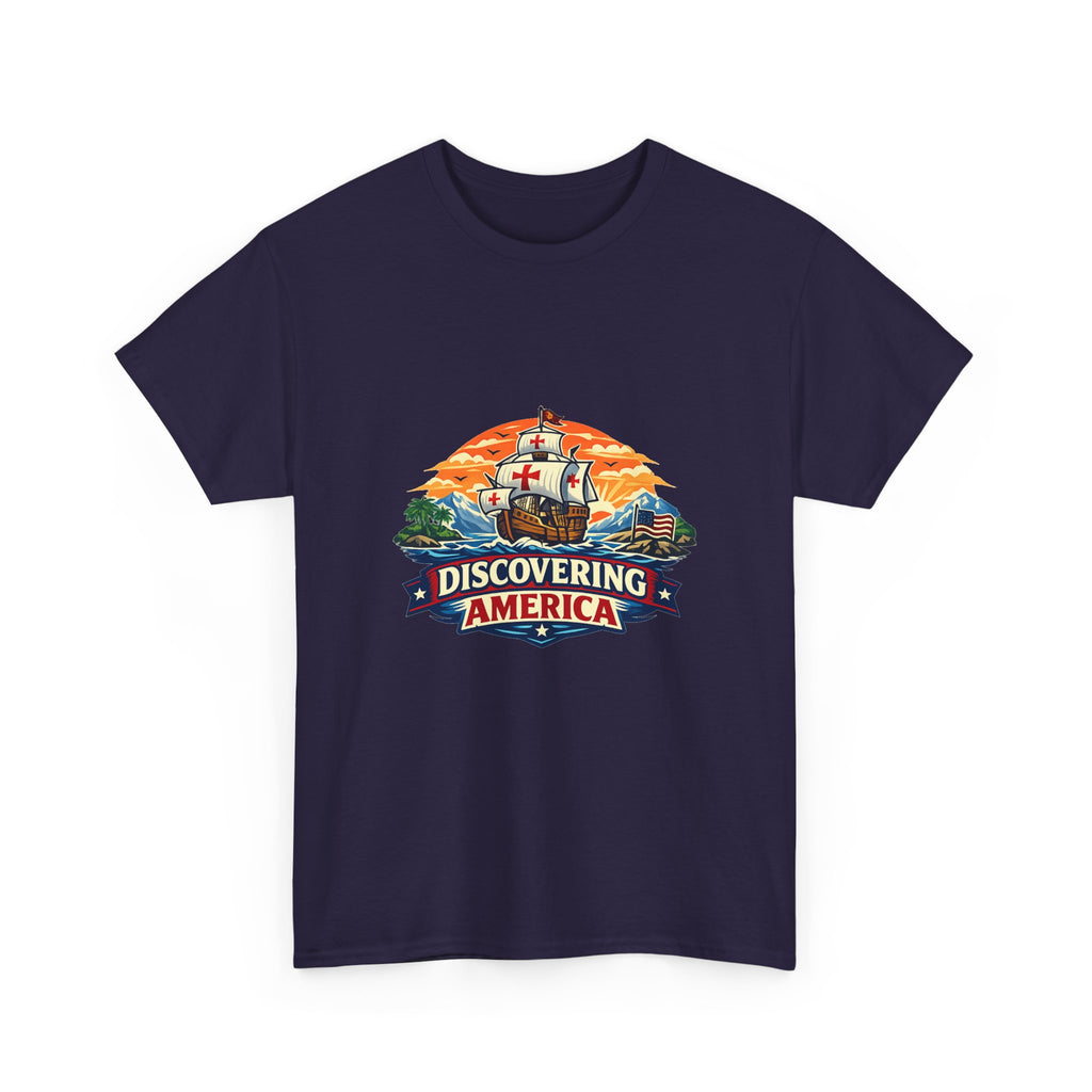 Columbus Day Shirt for History Lovers - Explorer Ship Artwork