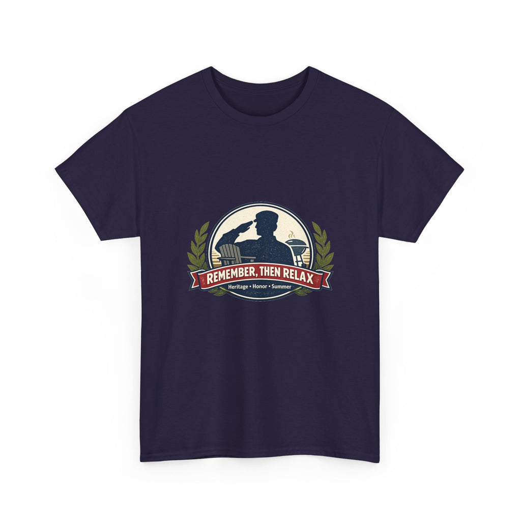 Memorial Day Patriotic Unisex Tee — Vintage Flag & Stars