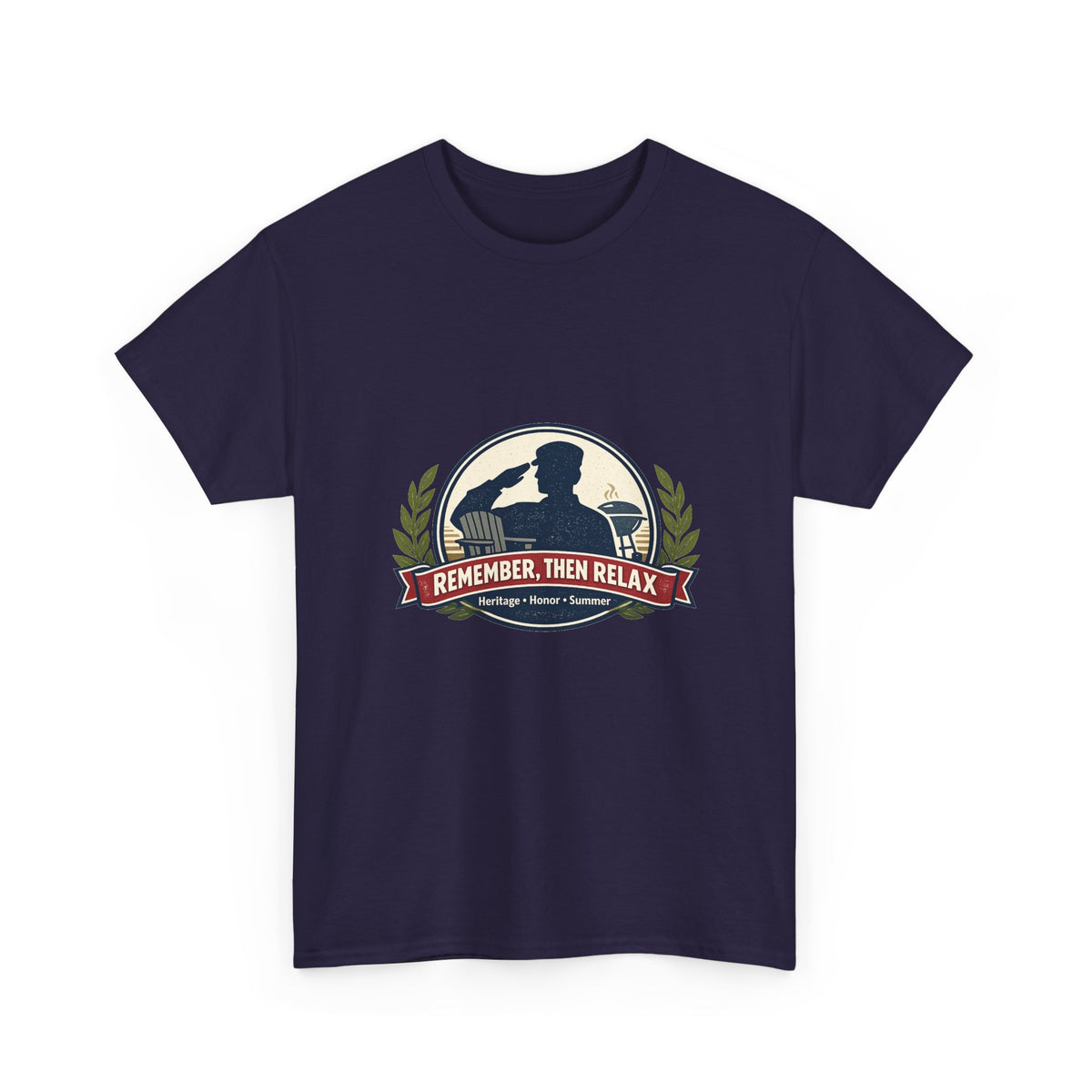 Memorial Day Patriotic Unisex Tee — Vintage Flag & Stars