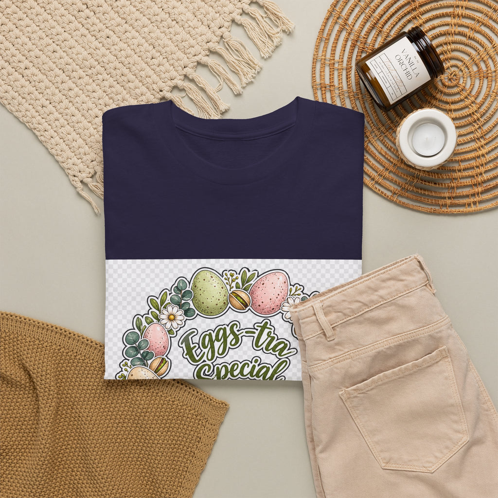 Easter Sunday Bunny Eggs Tee - Cute Pastel Spring Shirt