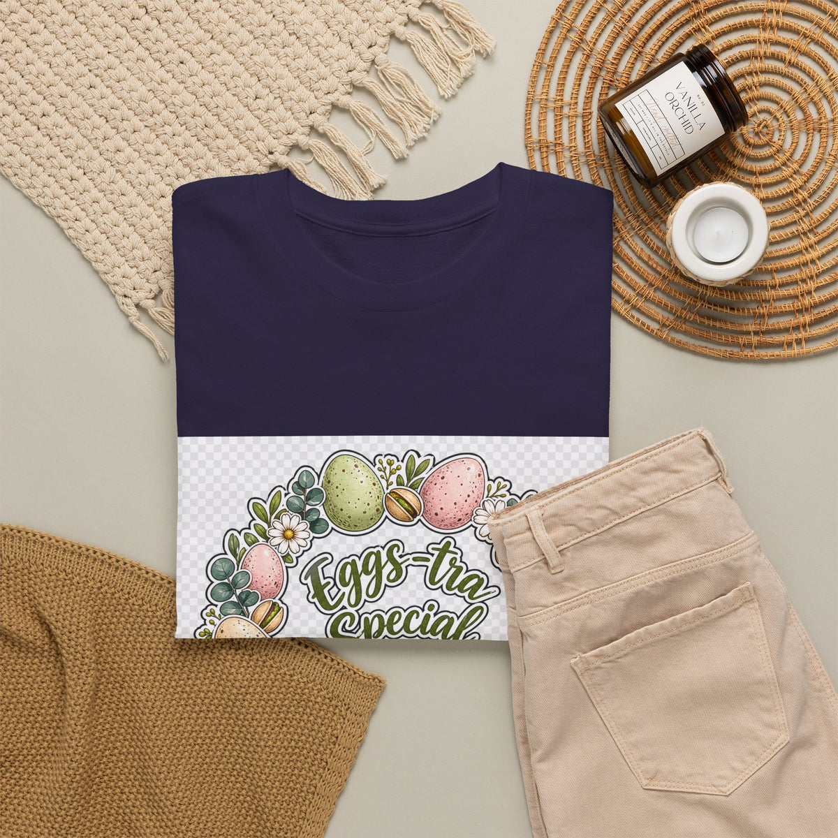 Easter Sunday Bunny Eggs Tee - Cute Pastel Spring Shirt
