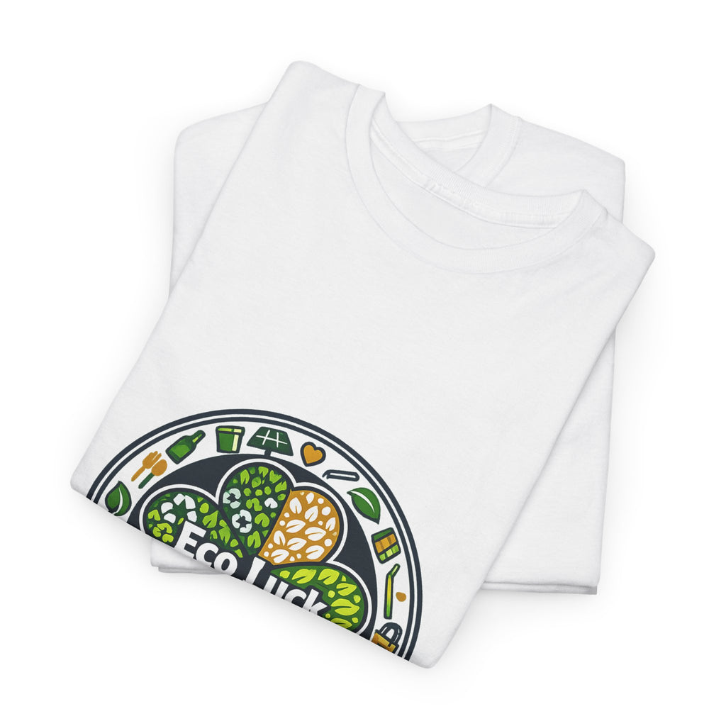 St. Patrick's Day Graphic Tee – Shamrock Rainbow Design