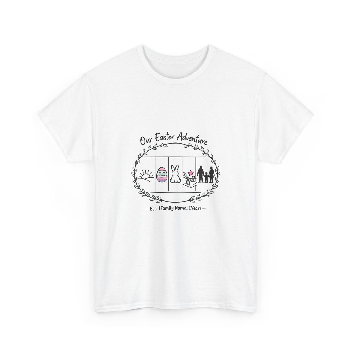 Easter Sunday shirt for Christians - Spring Floral Cross design