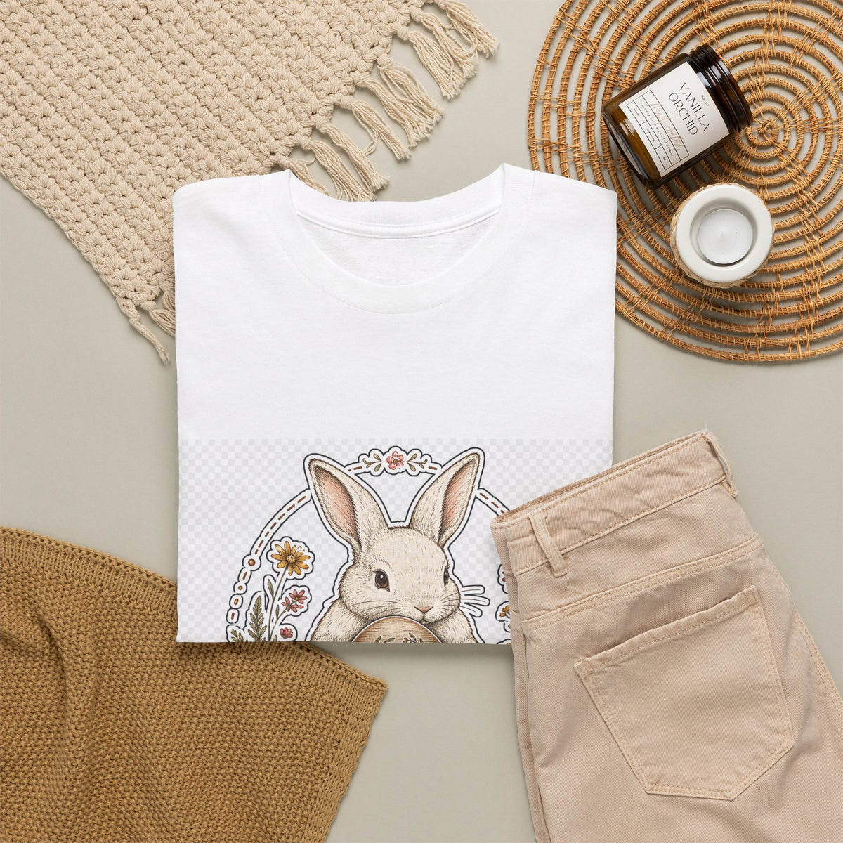 Easter Sunday Family Bunny Shirt - Cute Matching Graphic Tee