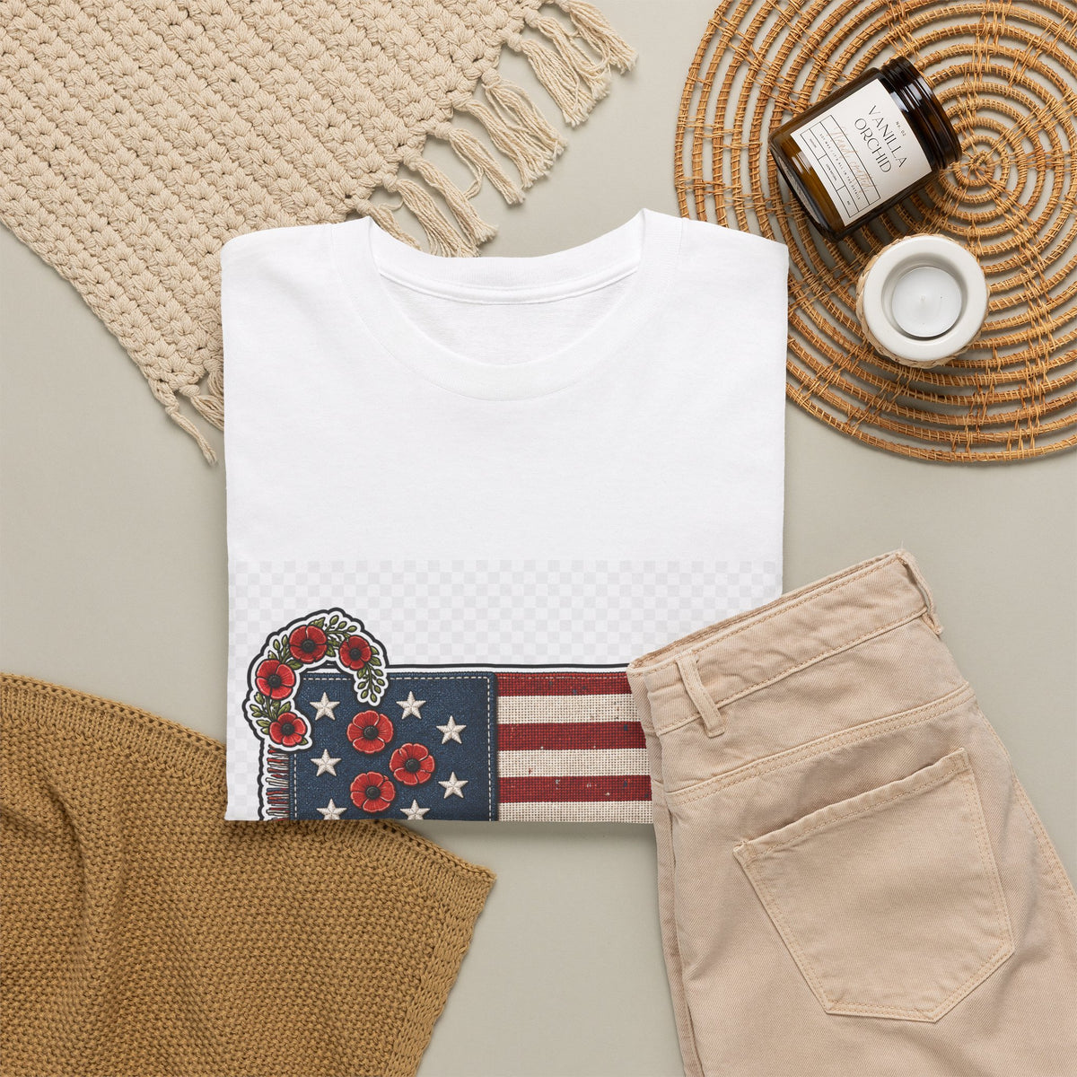 Memorial Day Patriotic Tribute Shirt — Unisex Flag Tee