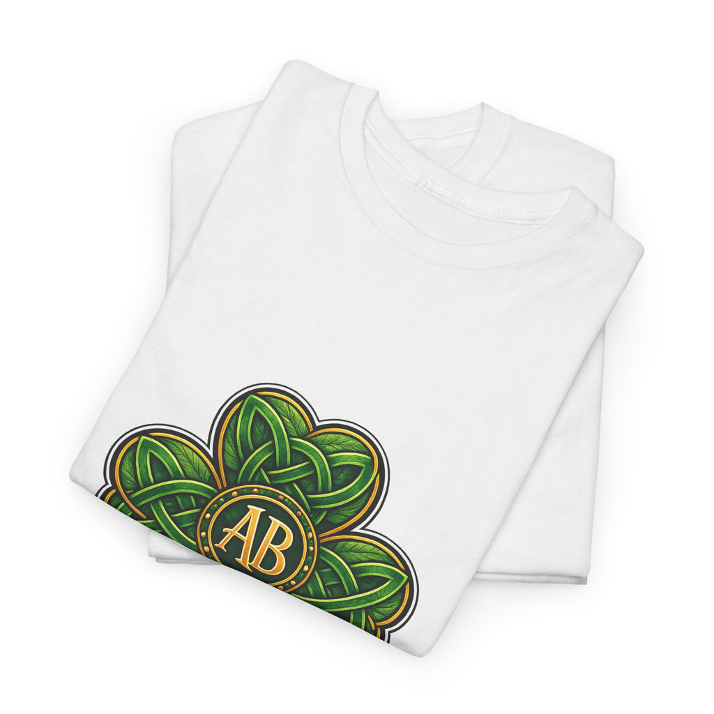 St. Patrick's Day Graphic Tee for Friends - Shamrock Burst Design