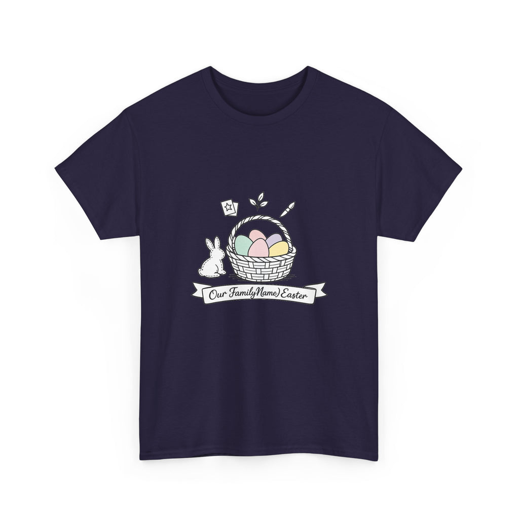 Easter Sunday Shirt for Adults — Minimalist Bunny & Eggs Design