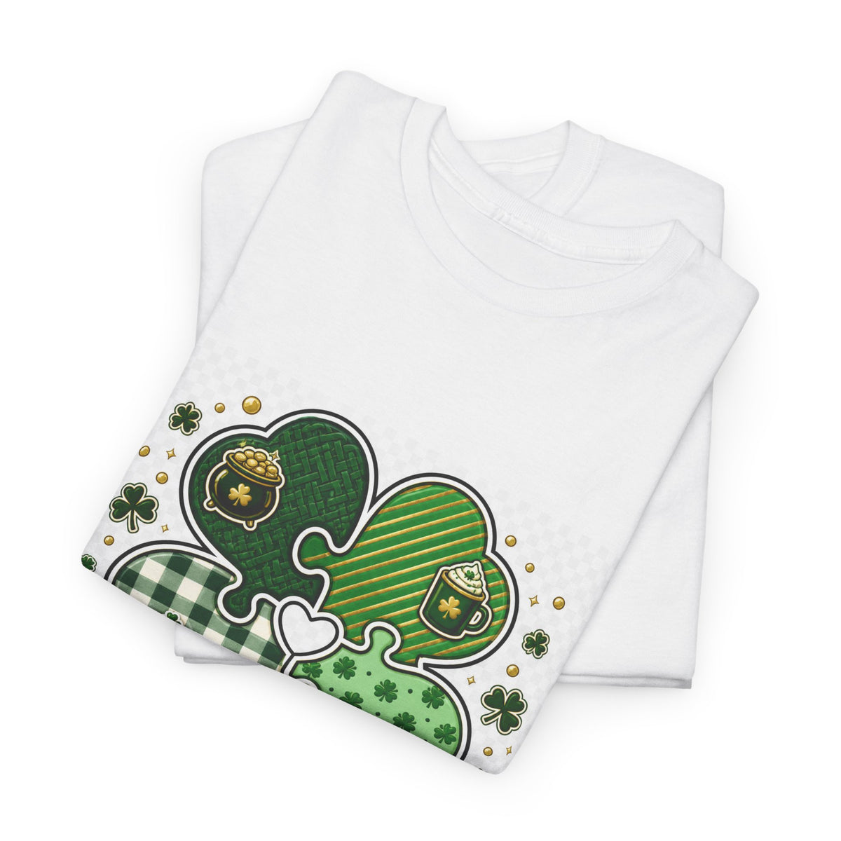 St. Patrick's Day Shirt - Lucky Clover Retro Graphic Tee