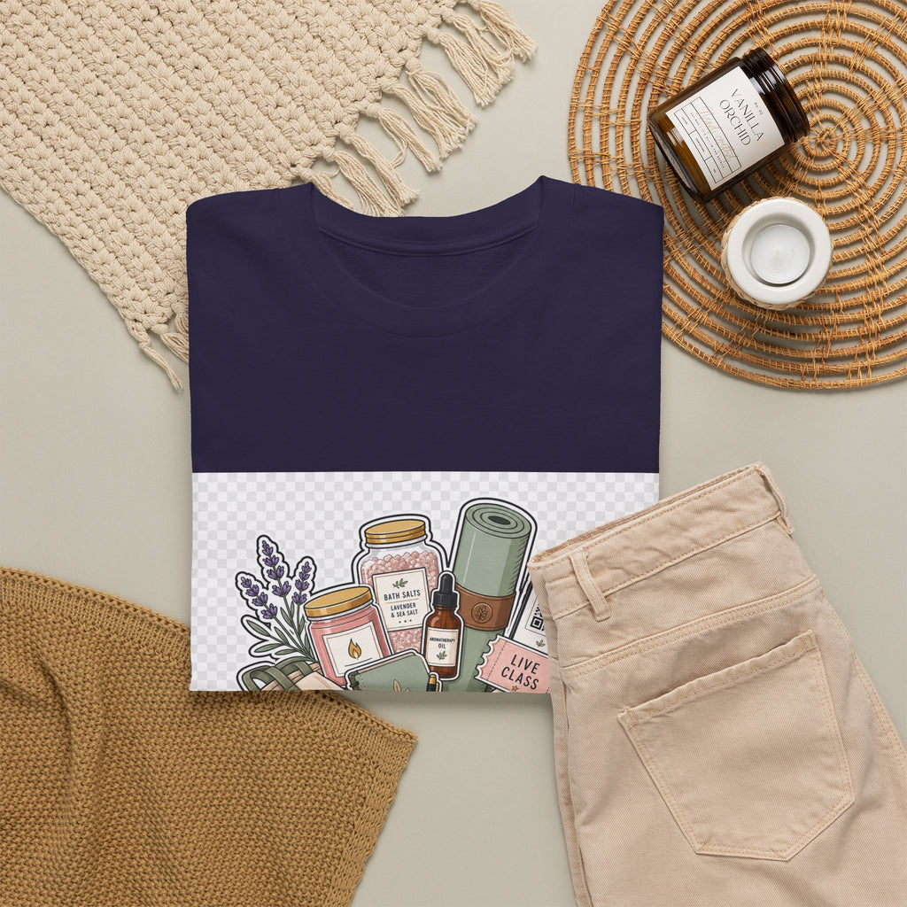 Mother's Day Floral Heart Tee - Gift for Mom, Cotton Graphic