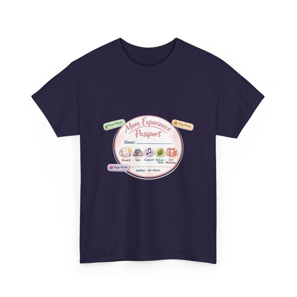 Mother's Day Gift Shirt for Moms — Floral Heart Design