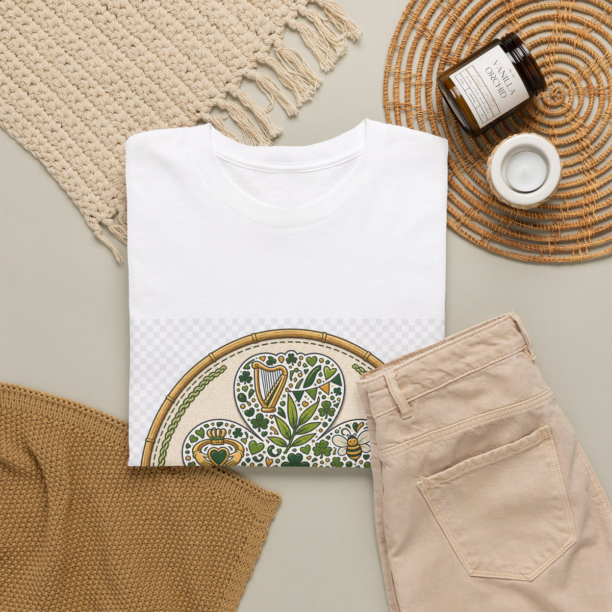 St. Patrick's Day T-Shirt — Lucky Clover Graphic Tee