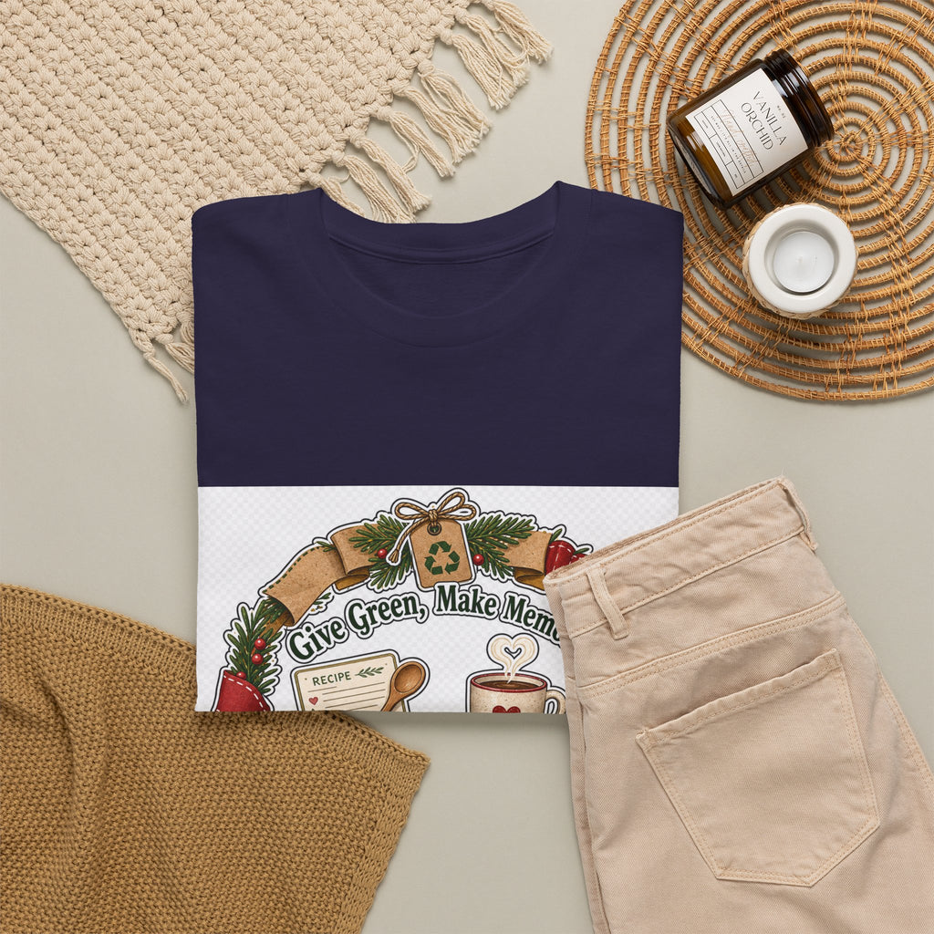 Christmas Day T-Shirt — Evergreen Wreath Holiday Gift Tee