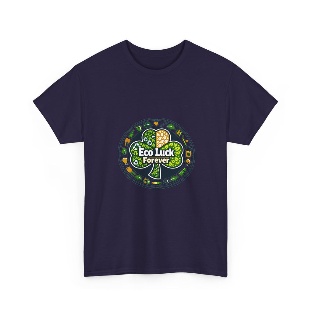 St. Patrick's Day Graphic Tee – Shamrock Rainbow Design