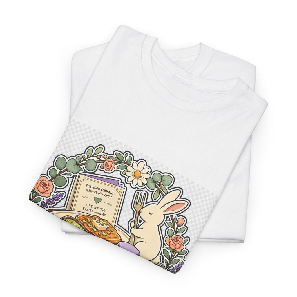 Easter Sunday Shirt for Family — Pastel Bunny Floral Tee
