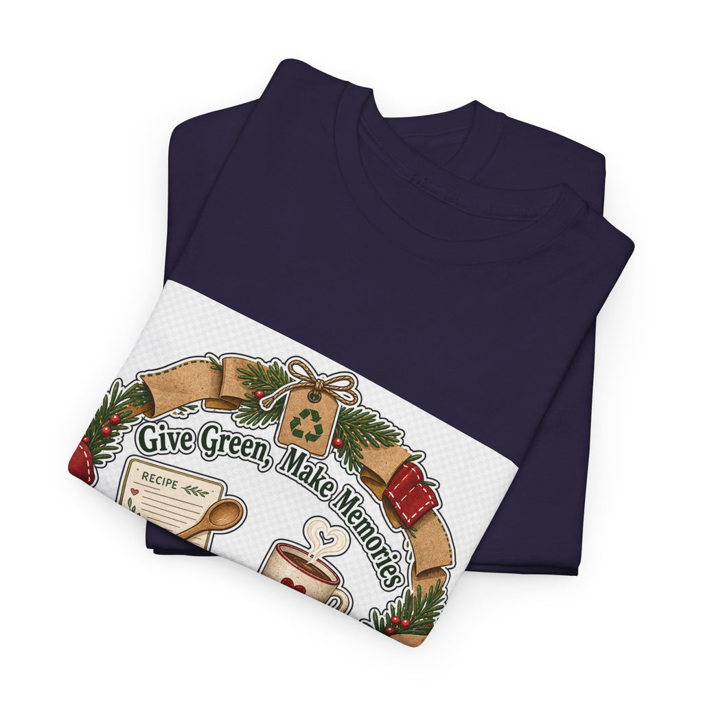 Christmas Day T-Shirt — Evergreen Wreath Holiday Gift Tee