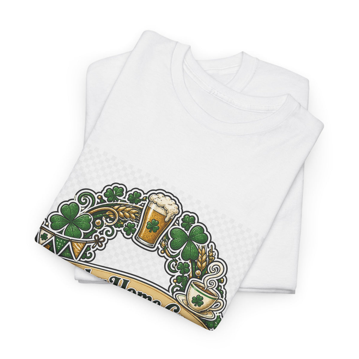 St. Patrick's Day Lucky Shamrock Graphic Tee for Friends