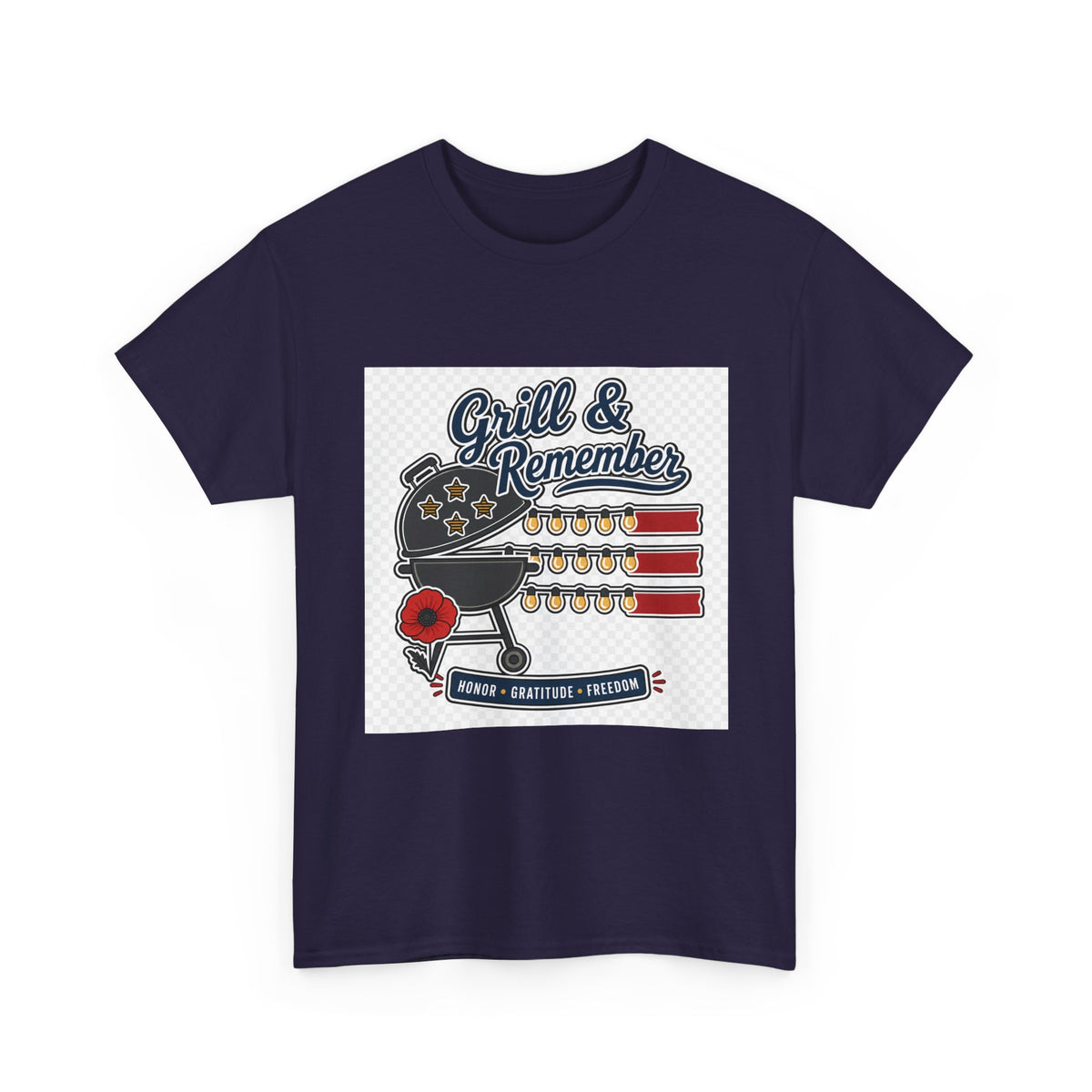 Memorial Day Patriotic Flag Tee for Veterans & Family