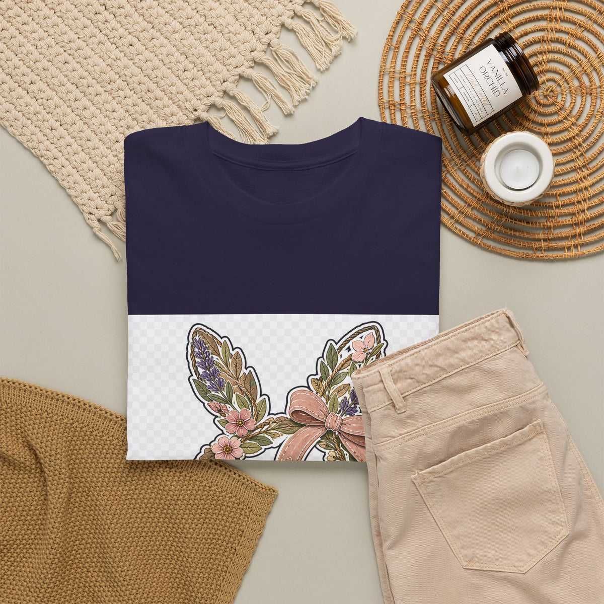 Easter Sunday T-Shirt — Pastel Bunny Family Graphic Tee